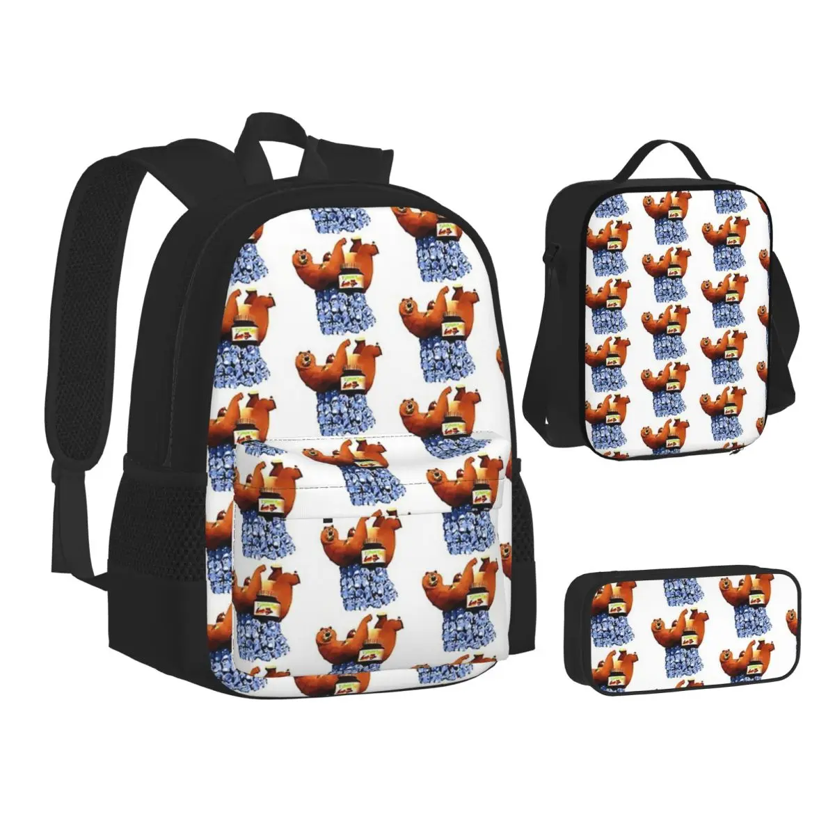 Grizzy And The Lemmings Backpacks Boys Girls Bookbag Students School Bags Kids Rucksack Lunch Bag Pen Bag Three-Piece Set
Grizzy And The Lemmings Backpacks Boys Girls Bookbag Students School Bags Kids Rucksack Lunch Bag Pen Bag Three-Piece Set