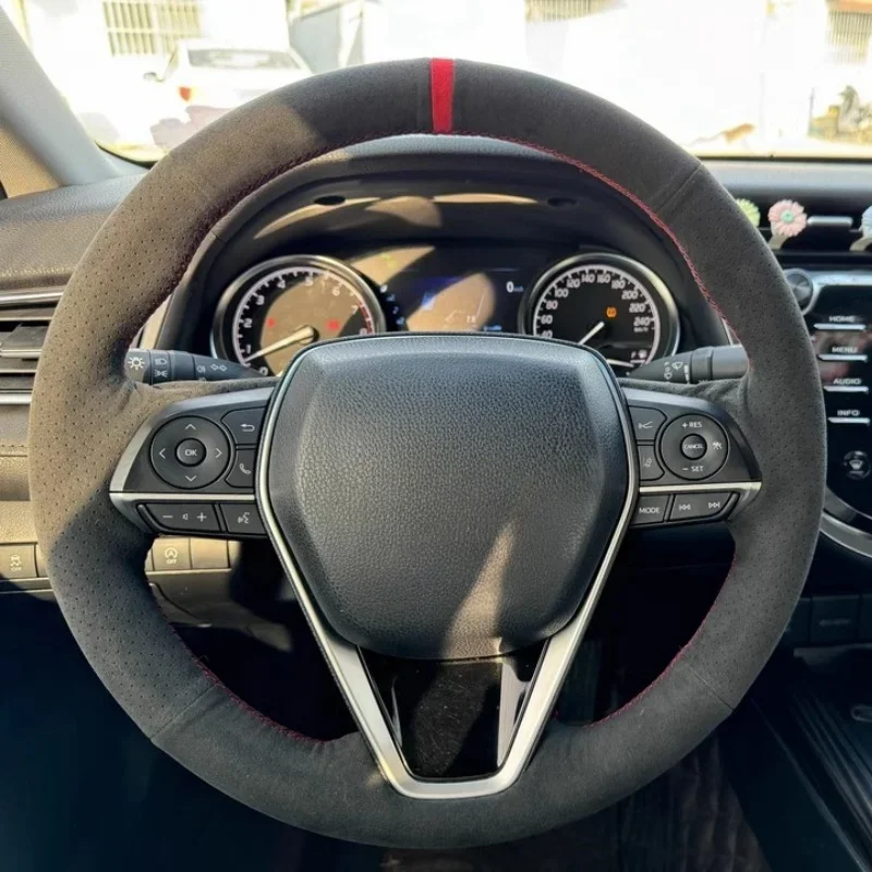 DIY Car Steering Wheel Cover Comfortable Suede For Toyota Avalon Camry Crown Corolla 2018-2022 RAV4 Car Interior Accessories
DIY Car Steering Wheel Cover Comfortable Suede For Toyota Avalon Camry Crown Corolla 2018-2022 RAV4 Car Interior Accessories