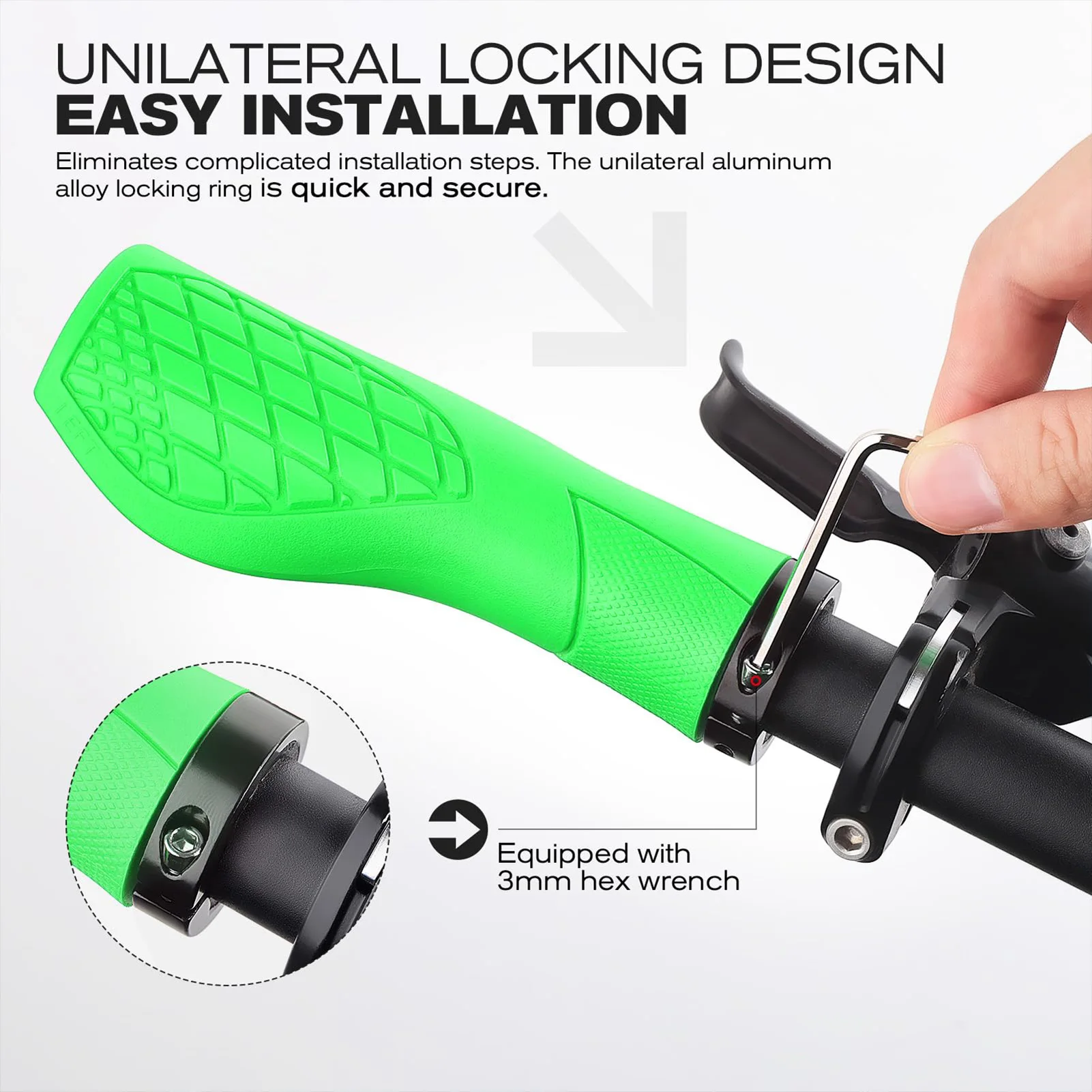 Colorful Bicycle Handle Grip Bike Grip Bar End Handle Bicycles Handlebar Grips for Beach Cruiser Scooter Bike
Colorful Bicycle Handle Grip Bike Grip Bar End Handle Bicycles Handlebar Grips for Beach Cruiser Scooter Bike