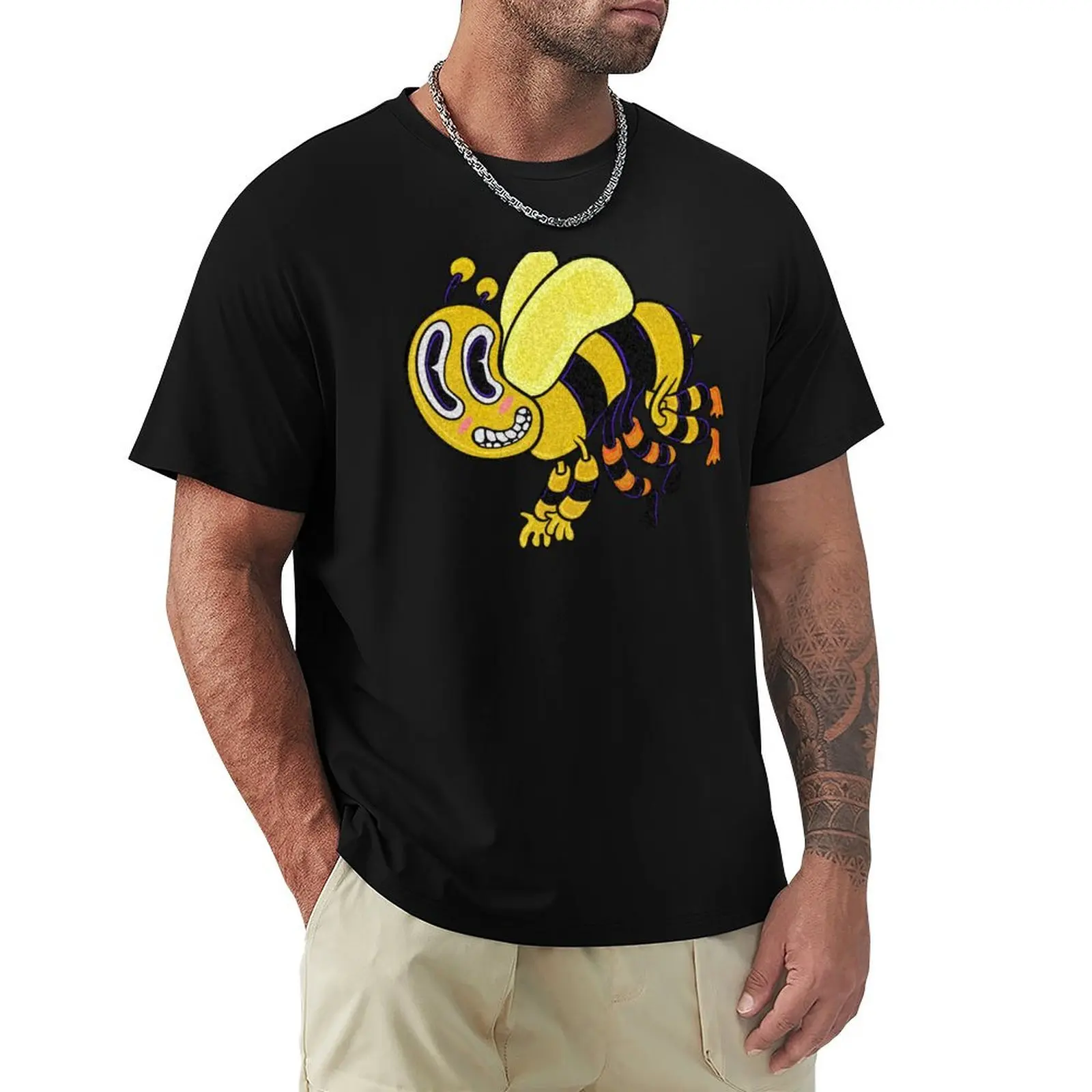 Rubber hose bee T-Shirt anime anime figures vintage anime shirt men graphic t shirts
Rubber hose bee T-Shirt anime anime figures vintage anime shirt men graphic t shirts