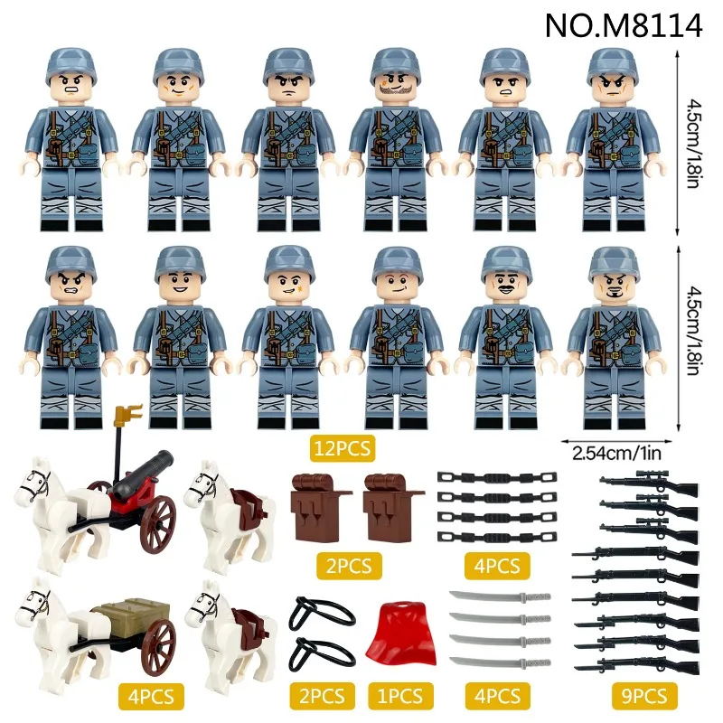 Workers and Peasants Red Army troops Figure model WhitehorseMeigachildren'sbuildinblocktoysCross-bordewholesaleEighth Route Army
Workers and Peasants Red Army troops Figure model WhitehorseMeigachildren'sbuildinblocktoysCross-bordewholesaleEighth Route Army