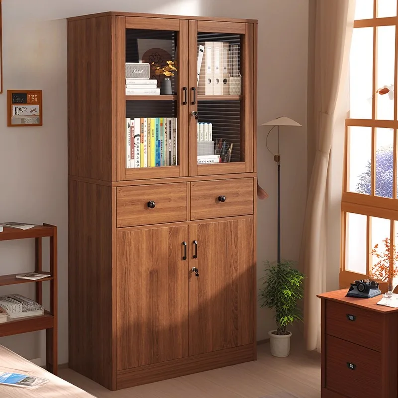 Dustproof retro office filing cabinet lock minimalist household display cabinet glass storage mueble archivador office furniture
Dustproof retro office filing cabinet lock minimalist household display cabinet glass storage mueble archivador office furniture