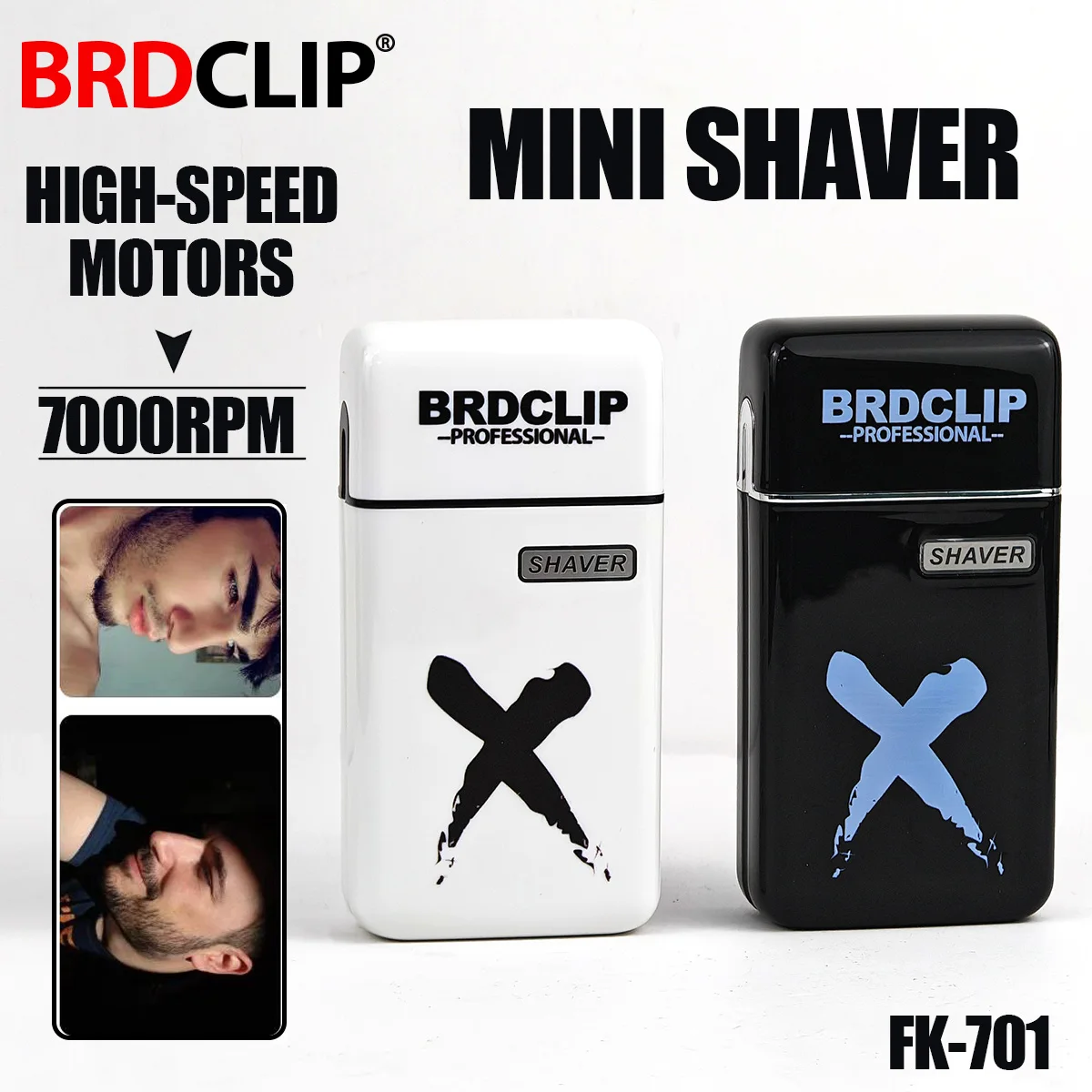 BRDCLIP FK701 High Motor 7000RPM МИНИ-бритва-триммер для волос Расческа перед стрижкой Ультратонкий нож-сетка Машинка для стрижки волос для мужчин Бритва
BRDCLIP FK701 High Motor 7000RPM МИНИ-бритва-триммер для волос Расческа перед стрижкой Ультратонкий нож-сетка Машинка для стрижки волос для мужчин Бритва