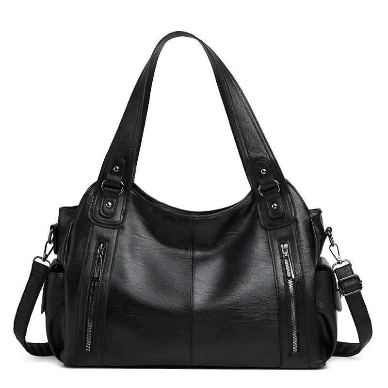 Leisure travel bag for women - large capacity - black crossbody bag
Leisure travel bag for women - large capacity - black crossbody bag