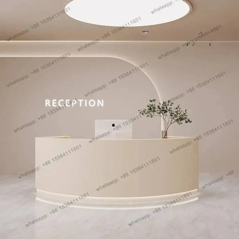 Decor Luxury Front Desk Reception Counter Checkout U Shape Reception Desks White Beauty Salon Mostrador De Tienda Furniture
Decor Luxury Front Desk Reception Counter Checkout U Shape Reception Desks White Beauty Salon Mostrador De Tienda Furniture