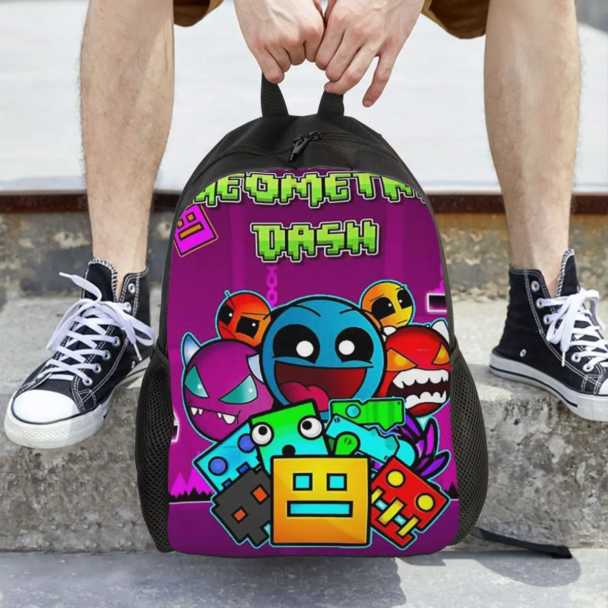 Video Game Geometry Dash Backpack Daypack Large Capacity Boys Girls BookBag School Bag Shoulder Bags for Men Women
Video Game Geometry Dash Backpack Daypack Large Capacity Boys Girls BookBag School Bag Shoulder Bags for Men Women