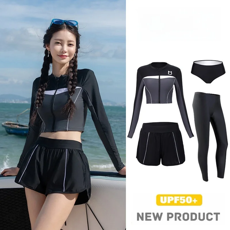 Women's High-Waist Long-Sleeve Swimming Suit Diving Suit Snorkeling Suit Quick-Dry Surfing Suit Dividing Nylon Material Divin...
Women's High-Waist Long-Sleeve Swimming Suit Diving Suit Snorkeling Suit Quick-Dry Surfing Suit Dividing Nylon Material Divin...