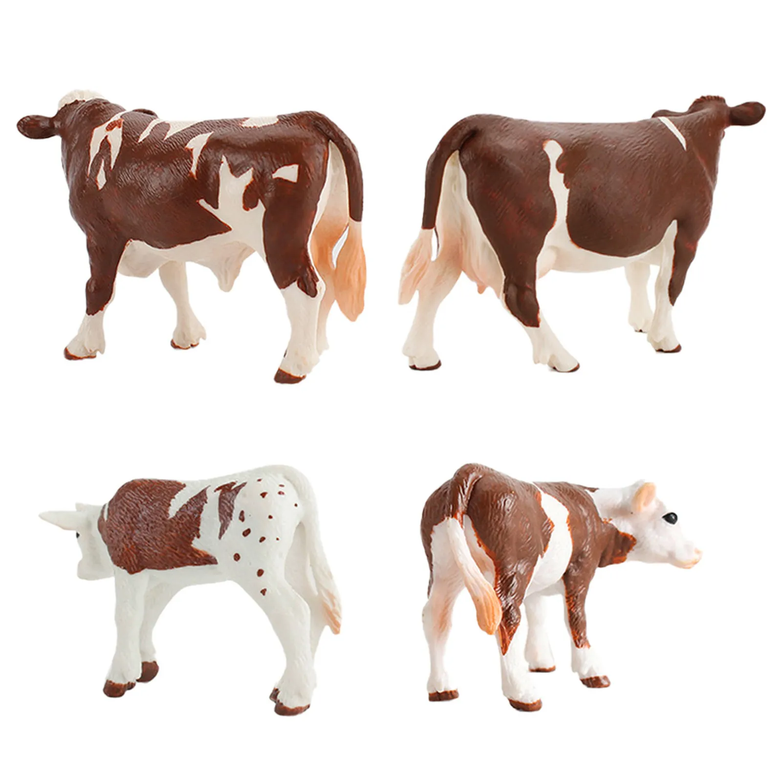 Набор из 4 реалистичных фигурок коров, высококачественная развивающая игрушка для детей, для распознавания животных и развития воображения
Набор из 4 реалистичных фигурок коров, высококачественная развивающая игрушка для детей, для распознавания животных и развития воображения