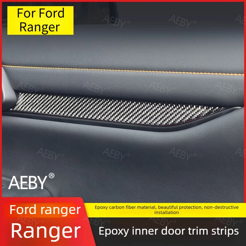For Ford Ranger 2022-2026 interior door trimcarbon fiber ABS self-adhesive,Anti-scratch and wear-resistant,Car accessories
For Ford Ranger 2022-2026 interior door trimcarbon fiber ABS self-adhesive,Anti-scratch and wear-resistant,Car accessories