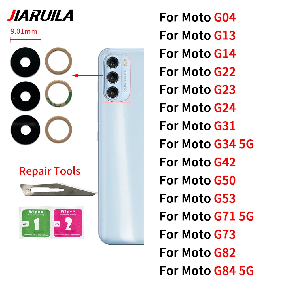 50Pcs,Back Rear Camera Glass Lens For Moto G04 G73 G82 G13 G14 G22 G23 G24 G31 G42 G50 G53 G71 G34 G84 G04S G32 Repair Tools
50Pcs,Back Rear Camera Glass Lens For Moto G04 G73 G82 G13 G14 G22 G23 G24 G31 G42 G50 G53 G71 G34 G84 G04S G32 Repair Tools