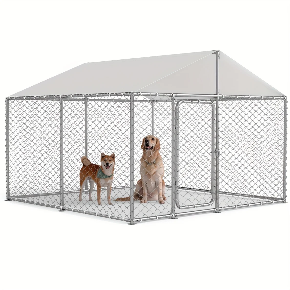 Heavy-Duty Outdoor Dog Kennel Suitable for Outside Use with UV-Resistant Cover & Security Lockable Gate - Canine Enclosure for B
Heavy-Duty Outdoor Dog Kennel Suitable for Outside Use with UV-Resistant Cover & Security Lockable Gate - Canine Enclosure for B