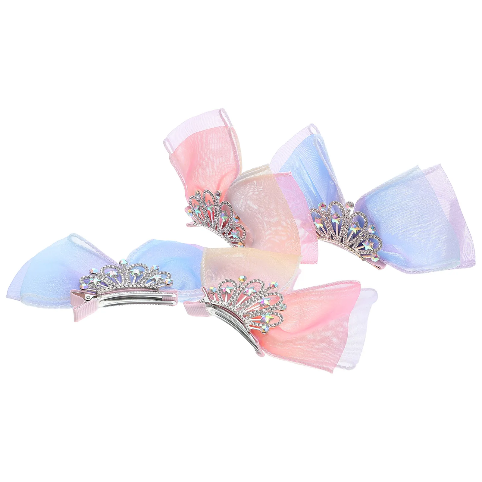 Набор из 4 заколок для волос «Принцесса»: милые заколки-бантики с тюлем и стразами, блестящие заколки для маленьких принцесс на вечеринку
Набор из 4 заколок для волос «Принцесса»: милые заколки-бантики с тюлем и стразами, блестящие заколки для маленьких принцесс на вечеринку