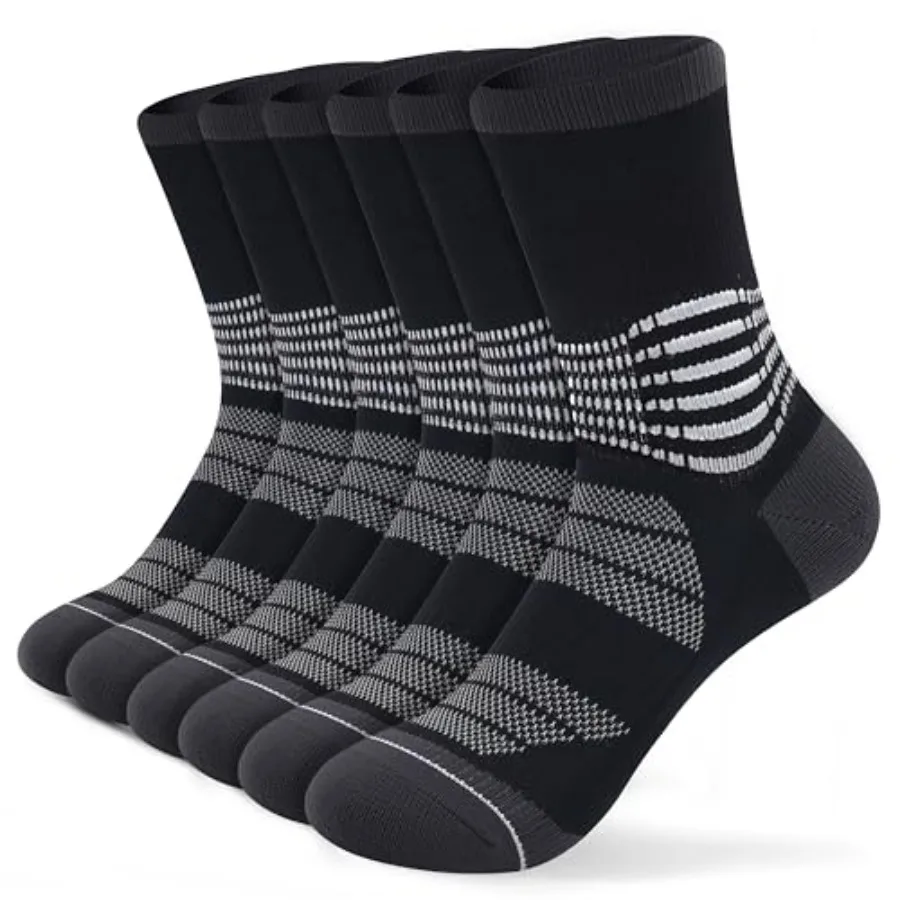 IRAMY Crew Compression Socks for Women Men with Ankle Arch Support Plantar Fasciitis Relief 3/6 Pairs
IRAMY Crew Compression Socks for Women Men with Ankle Arch Support Plantar Fasciitis Relief 3/6 Pairs