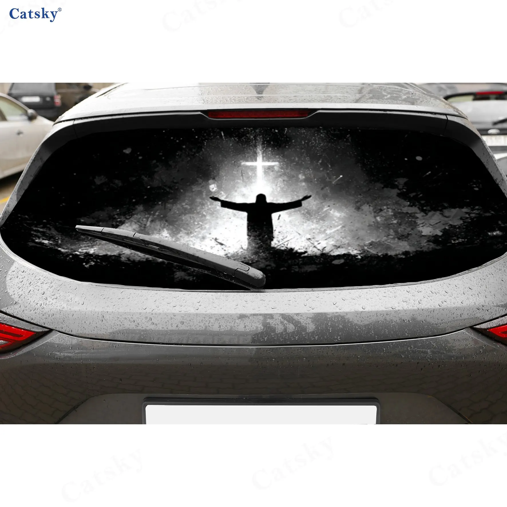 Salvation Light Jesus PVC Perforated Car Vinyl Wraps, Durable Car Windshield Sticker, Waterproof Car Window Decal
Salvation Light Jesus PVC Perforated Car Vinyl Wraps, Durable Car Windshield Sticker, Waterproof Car Window Decal
