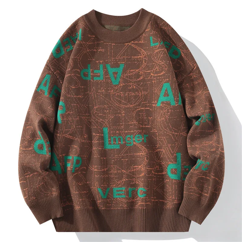 LVLAEA Letter Irregular Graffiti Jacquard Men Winter Fall Streetwear Shirt Round Neck Long Sleeve Trendy Y2K Breathable Knitted
LVLAEA Letter Irregular Graffiti Jacquard Men Winter Fall Streetwear Shirt Round Neck Long Sleeve Trendy Y2K Breathable Knitted