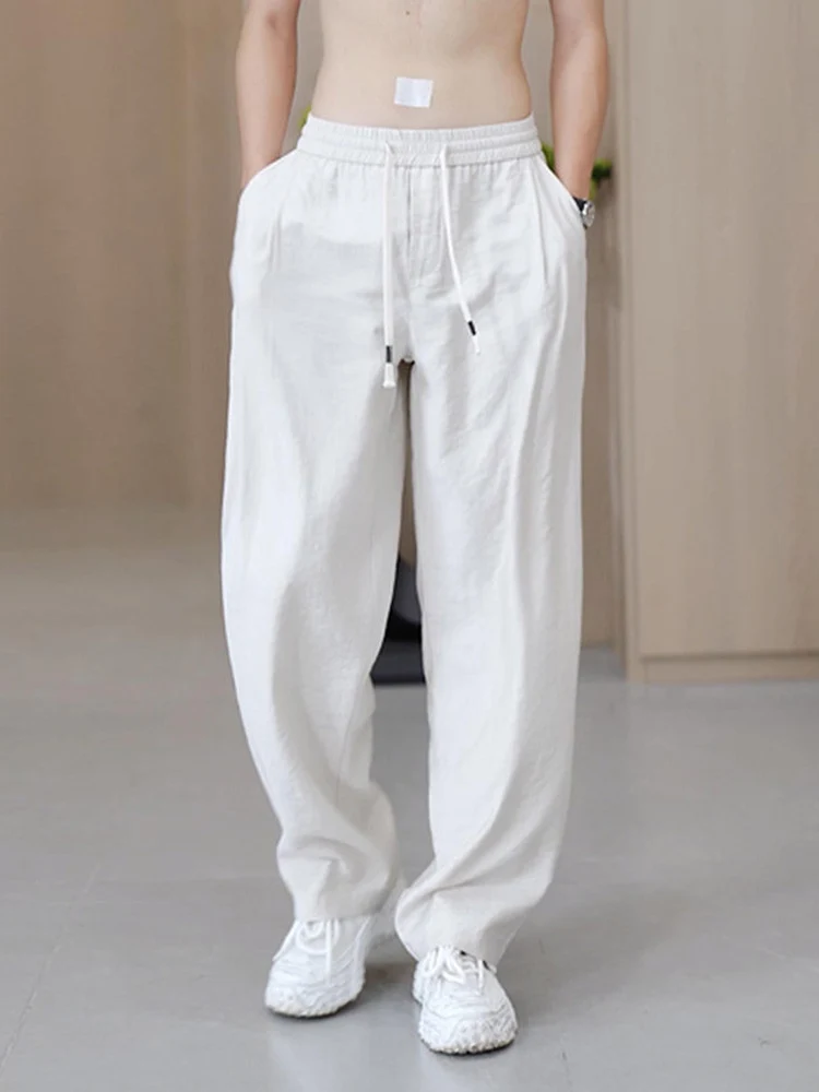 New 2026 Men's Casual Pants Thin Straight Leg Loose Pure Color Summer Bend Knife Pants Drapey High-End Feelings Cotton Polyester
New 2026 Men's Casual Pants Thin Straight Leg Loose Pure Color Summer Bend Knife Pants Drapey High-End Feelings Cotton Polyester