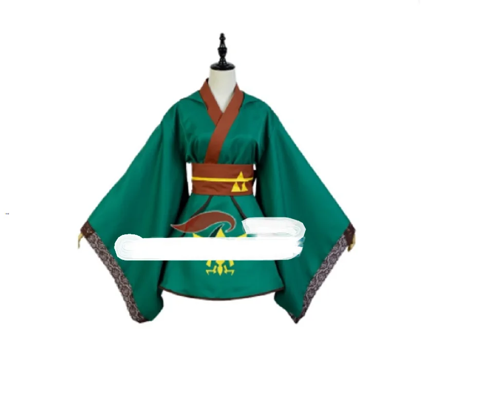 Link Cosplay Costume Japanese Anime Hero Yukata Kimono Robe Green Edition Fantasy Carnival for Adults
Link Cosplay Costume Japanese Anime Hero Yukata Kimono Robe Green Edition Fantasy Carnival for Adults