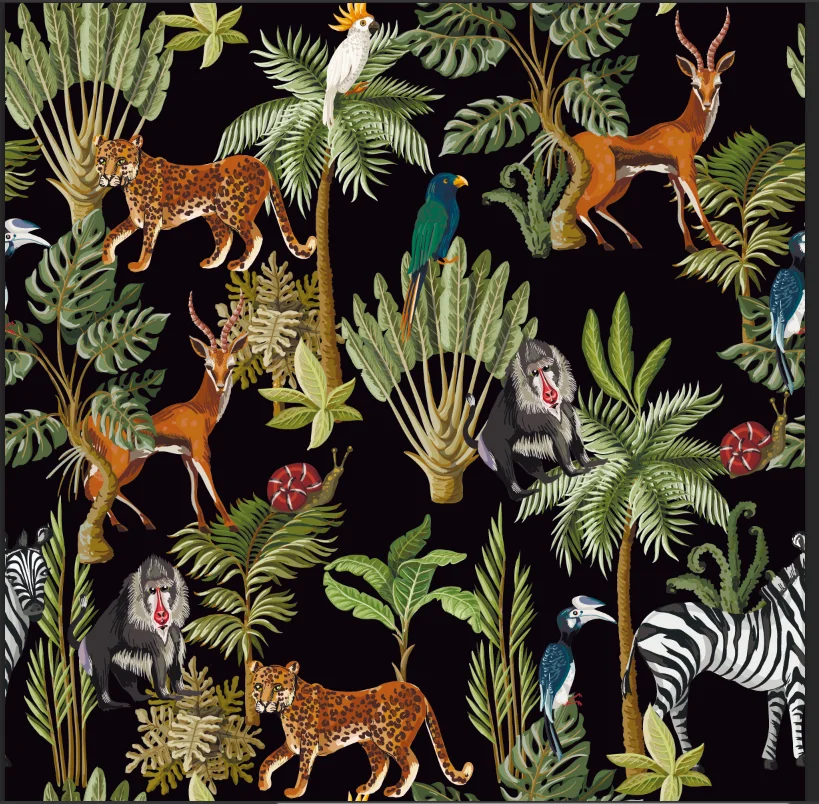 Обои по индивидуальному заказу, тропический лес, растения и животные, фреска для украшения дома, большой плоский фон, настенные 3d обои
Обои по индивидуальному заказу, тропический лес, растения и животные, фреска для украшения дома, большой плоский фон, настенные 3d обои