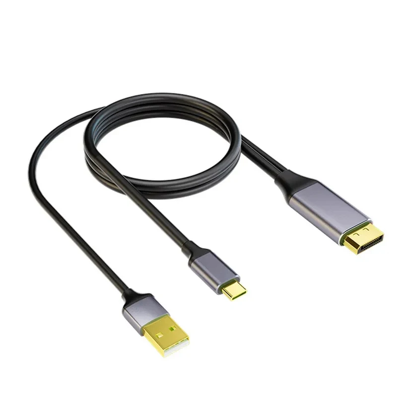 Unidirectional Displayport to USBC cable 4K@60Hz DP to Type C adapter Cable used for Computer Monitor Projector Portable Screen
Unidirectional Displayport to USBC cable 4K@60Hz DP to Type C adapter Cable used for Computer Monitor Projector Portable Screen