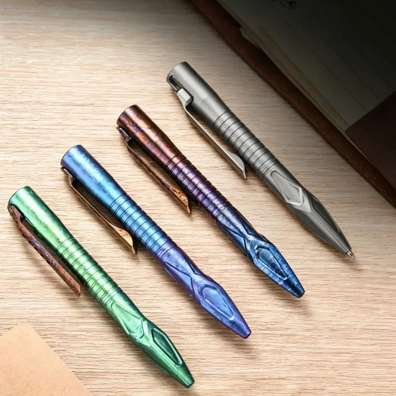 Titanium Alloy Ballpoint Pen Multifunctional EDC Tools Business Signature Pen Writing Gift Collection Writing Pen
Titanium Alloy Ballpoint Pen Multifunctional EDC Tools Business Signature Pen Writing Gift Collection Writing Pen