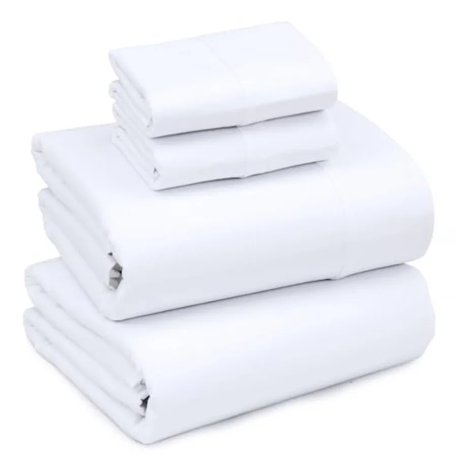 Queen Sheets Set, Brushed Microfiber Sheets 4 Pieces 1 Fitted Sheet, 1 Flat Sheet, 2 Pillowcases,with 15-inch Deep Pockets, Lig
Queen Sheets Set, Brushed Microfiber Sheets 4 Pieces 1 Fitted Sheet, 1 Flat Sheet, 2 Pillowcases,with 15-inch Deep Pockets, Lig