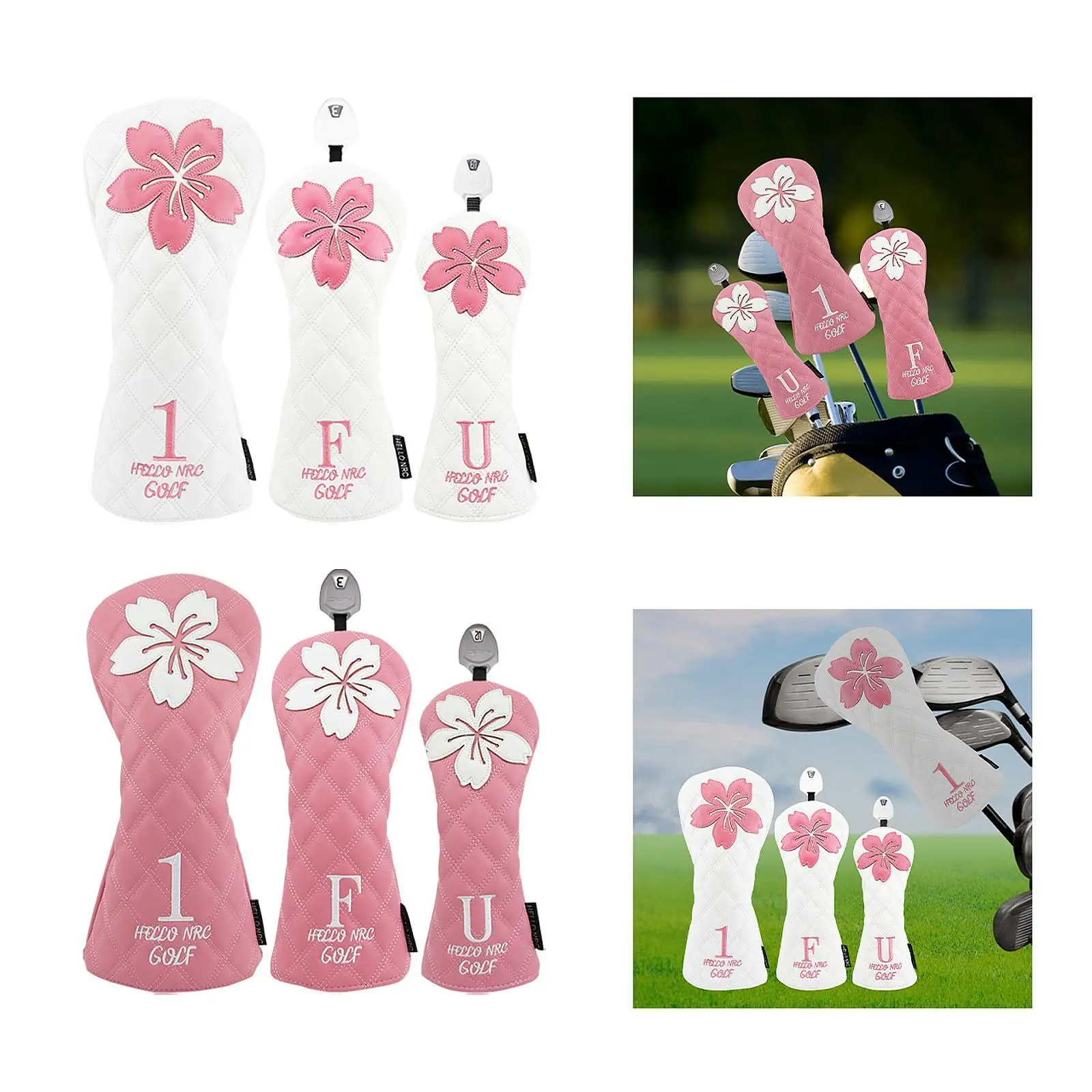 3Pcs Golf Wood Head Cover Golf Accessories Scratchproof Creative Protector
3Pcs Golf Wood Head Cover Golf Accessories Scratchproof Creative Protector