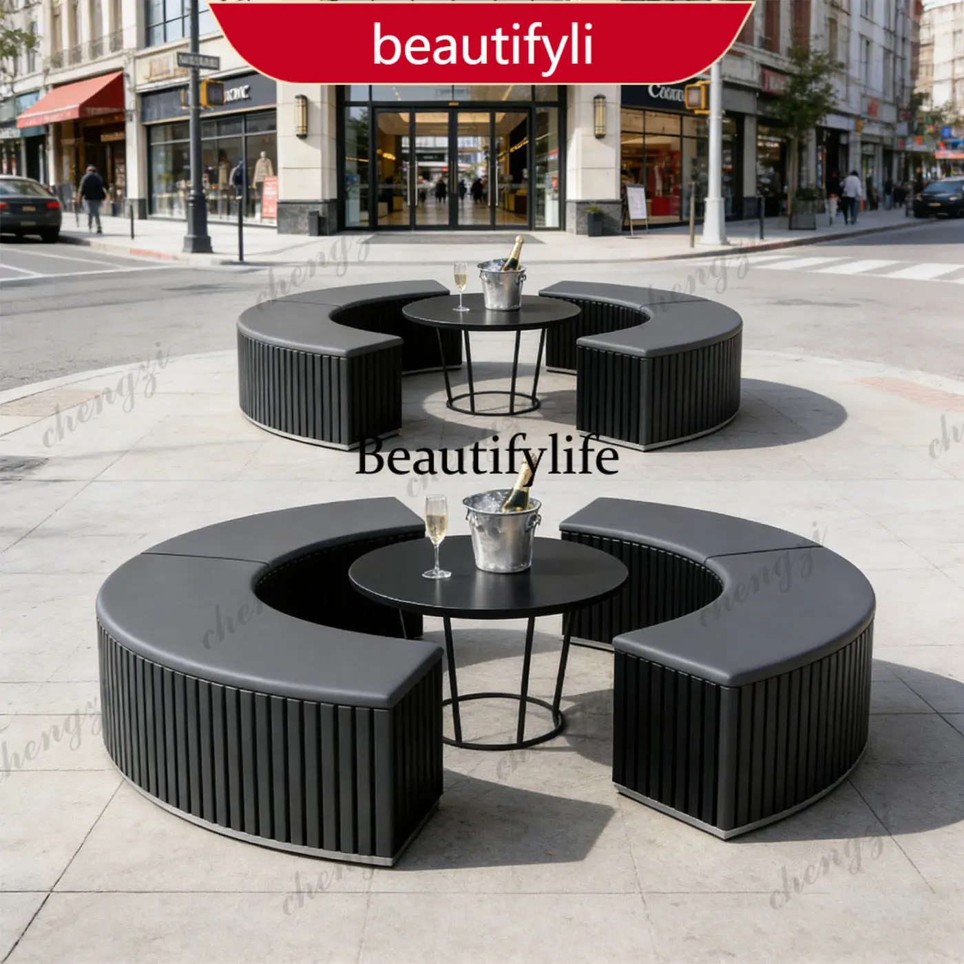 01A Outdoor sofa round table combination commercial square shopping mall rest area reception sofa courtyard soft bag seat stool
01A Outdoor sofa round table combination commercial square shopping mall rest area reception sofa courtyard soft bag seat stool