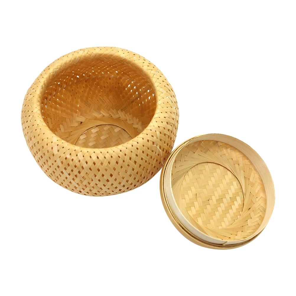 Bread Basket Bamboo Flower Tea Storage Bin with Lid Woven Toy Weaving Small Bins
Bread Basket Bamboo Flower Tea Storage Bin with Lid Woven Toy Weaving Small Bins