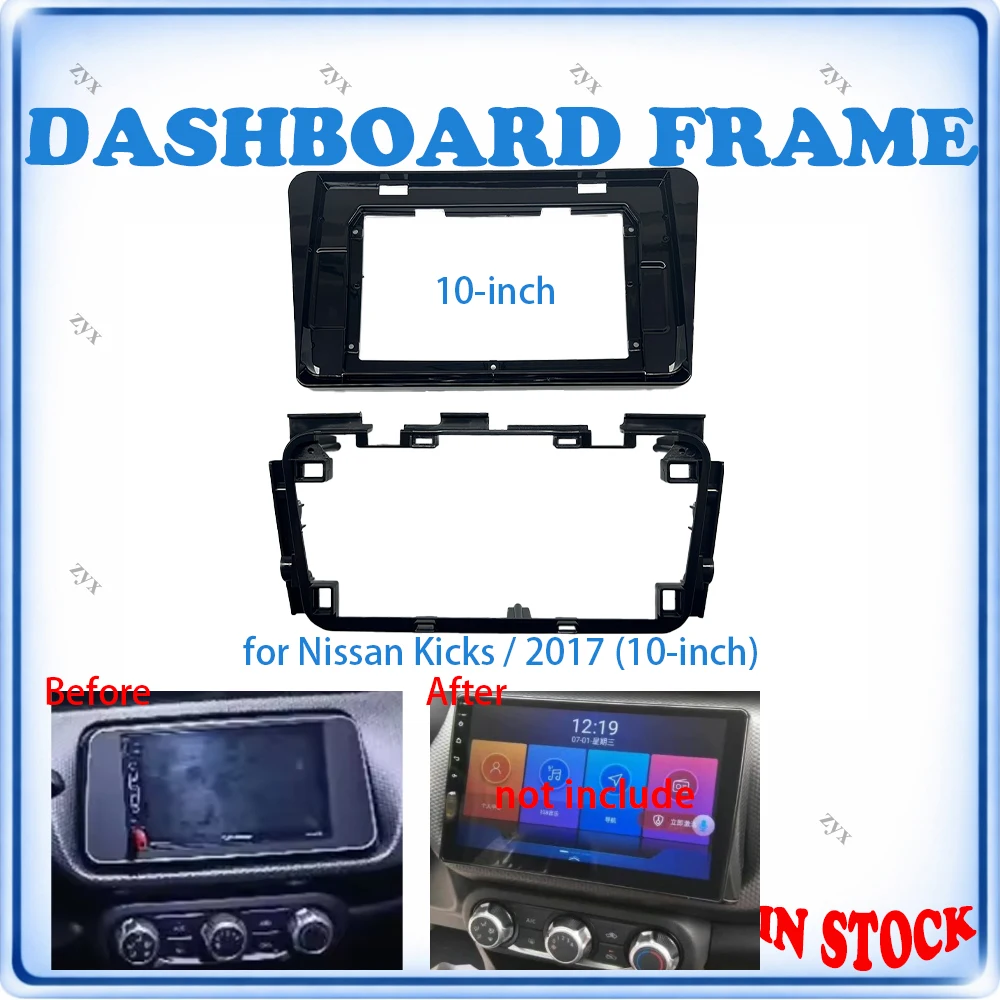 Car Radio Fascia Frame For Nissan Kicks 2017 10 inch With Canbus Decoder & Wiring Harness Car Accessories Plug & Play
Car Radio Fascia Frame For Nissan Kicks 2017 10 inch With Canbus Decoder & Wiring Harness Car Accessories Plug & Play