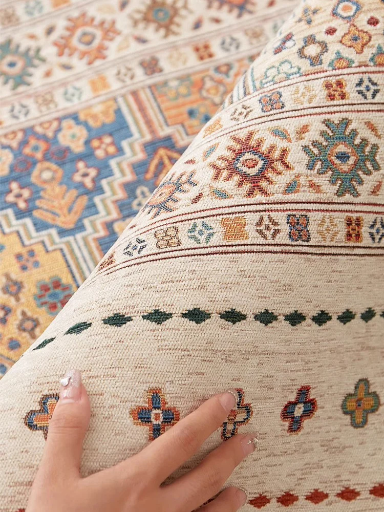 Cotton Woven Boho Carpet Living Room Machine Washable American Rug Carpet for Bedroom Ethnic Home Bedside Floor Mat
Cotton Woven Boho Carpet Living Room Machine Washable American Rug Carpet for Bedroom Ethnic Home Bedside Floor Mat