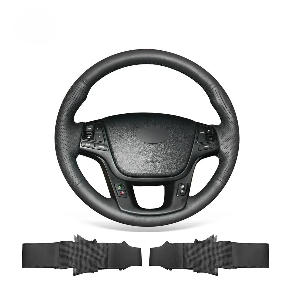 DIY Hand-Sewn Anti-Slip PU Leather Steering Wheel Cover Wrap for Kia Sorento Cadenza K7 2014 2015 Auto Interior Accessories
DIY Hand-Sewn Anti-Slip PU Leather Steering Wheel Cover Wrap for Kia Sorento Cadenza K7 2014 2015 Auto Interior Accessories