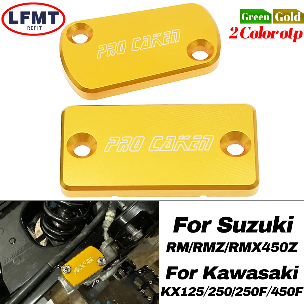 Front Brake Fluid Reservoir Cover For Suzuki RM125 250 RMZ250 RMZ450 RMX450Z RM RMZ Motocross CNC Rear Brake Master Cylinder Cap
Front Brake Fluid Reservoir Cover For Suzuki RM125 250 RMZ250 RMZ450 RMX450Z RM RMZ Motocross CNC Rear Brake Master Cylinder Cap