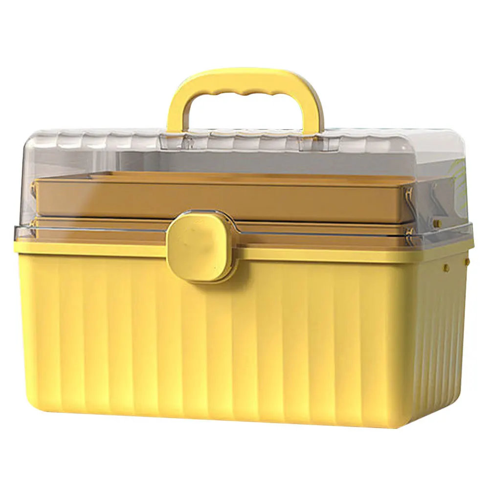 Portable Medicine Organizer Large Aid Storage Box Plastic Household Emergency Medical Case Handle Included New
Portable Medicine Organizer Large Aid Storage Box Plastic Household Emergency Medical Case Handle Included New