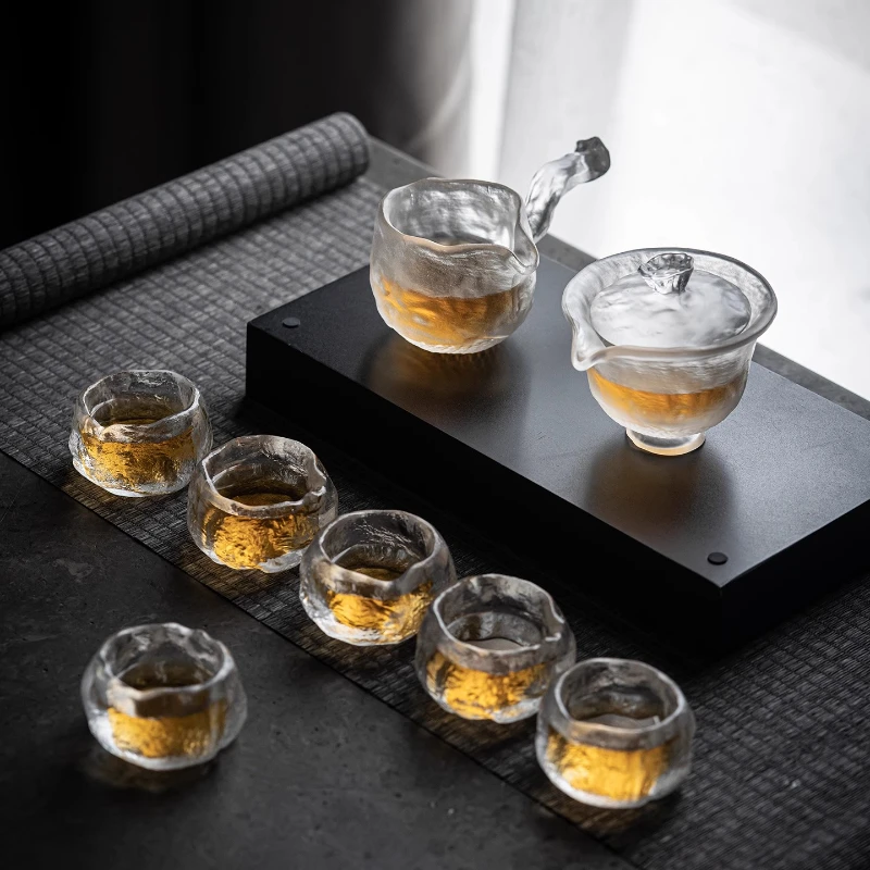 Frozen roasted glass cup set teacup high-end tea ceremony home meeting guest complete tea set
Frozen roasted glass cup set teacup high-end tea ceremony home meeting guest complete tea set