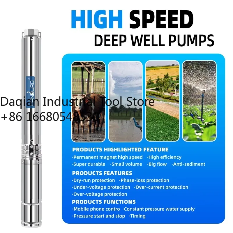 5RGHigh Speed 6000R/Min 380V Deep Well 4000W 4Kw 5.5 5.5 Solar Submersible Water Pump
5RGHigh Speed 6000R/Min 380V Deep Well 4000W 4Kw 5.5 5.5 Solar Submersible Water Pump