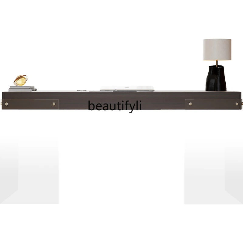 Designer study desk light luxury modern workbench home acrylic suspended computer desk high sense
Designer study desk light luxury modern workbench home acrylic suspended computer desk high sense