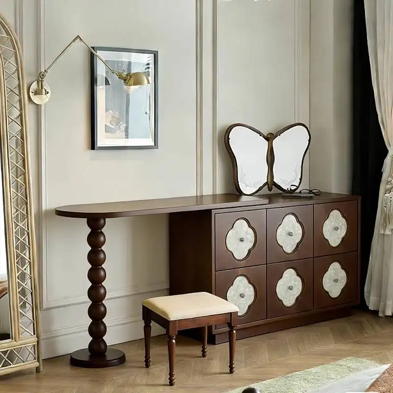 Simple Makeup Vanity Desk Storage Space Simple Adult Drawers Dressing Table Seat Corner Coiffeuse De Chambre Bedroom Furnitures
Simple Makeup Vanity Desk Storage Space Simple Adult Drawers Dressing Table Seat Corner Coiffeuse De Chambre Bedroom Furnitures