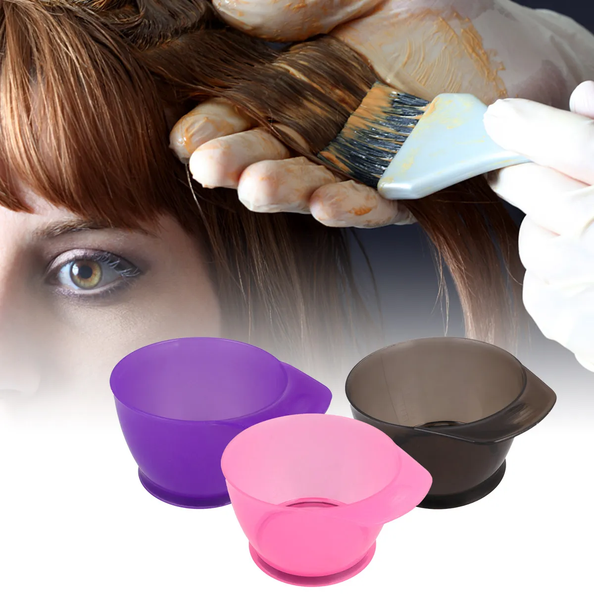 3Pcs Hair Coloring Bowl Plastic Thickened Dyeing Scale Handle Hair Dye Tool for DIY Home Salon Personal Use Accessories
3Pcs Hair Coloring Bowl Plastic Thickened Dyeing Scale Handle Hair Dye Tool for DIY Home Salon Personal Use Accessories