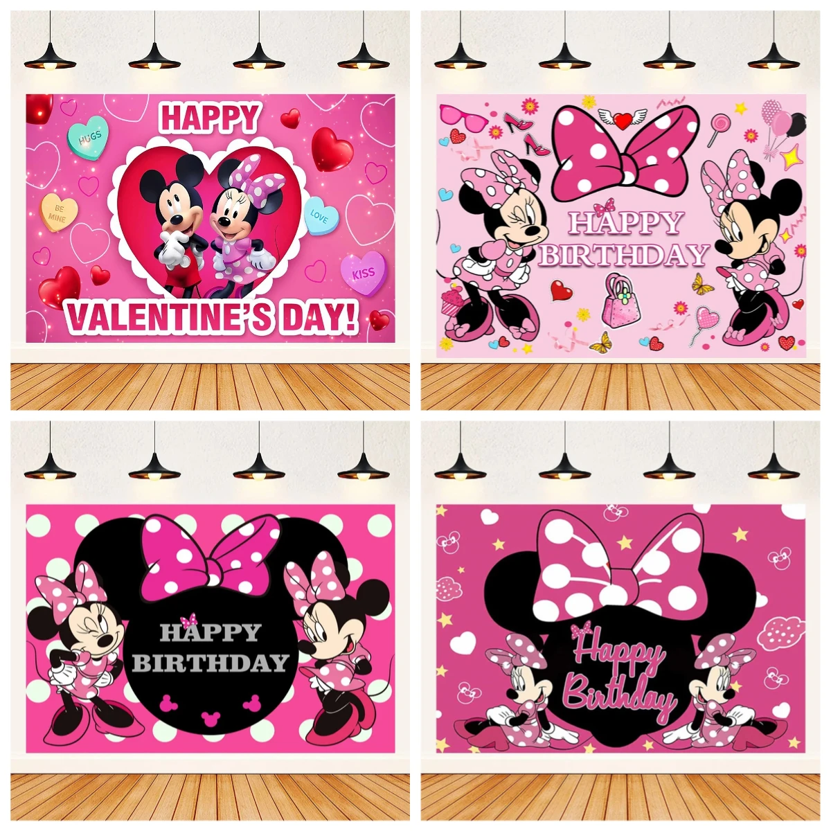 Girl Pink Minnie Party Background Mickey Mouse Background Wall Baby Shower Children's Birthday Party Decoration Background Props
Girl Pink Minnie Party Background Mickey Mouse Background Wall Baby Shower Children's Birthday Party Decoration Background Props