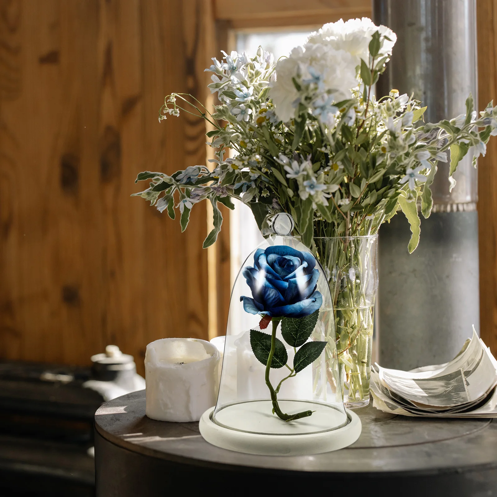 1Set DIY Preserved Flower Glass Dome Portable Lightweight Easy to Use Anywhere Creative Glass Dome Eternal Flower Cover
1Set DIY Preserved Flower Glass Dome Portable Lightweight Easy to Use Anywhere Creative Glass Dome Eternal Flower Cover