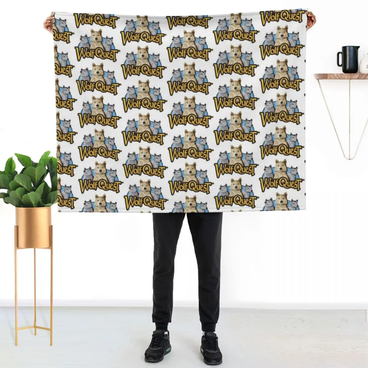 WolfQuest Classic logo Throw Blanket Cozy Home Blanket Gift for Christmas Holiday
WolfQuest Classic logo Throw Blanket Cozy Home Blanket Gift for Christmas Holiday