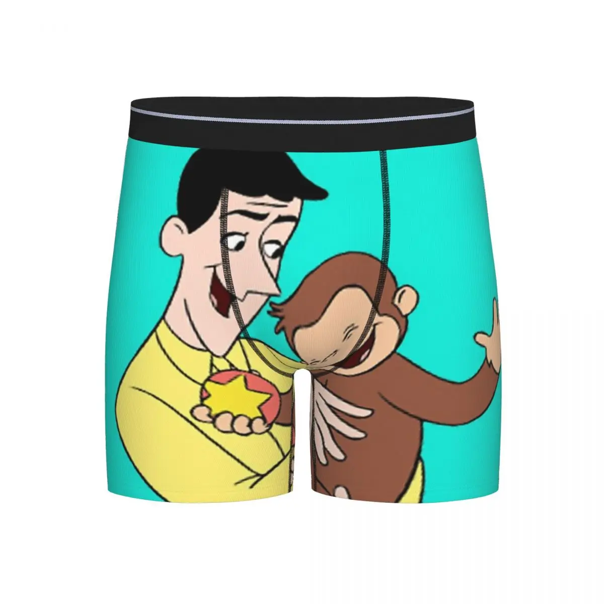 Long Boxer Underpants Shorts Curious George Panties Men's Ventilate Underwear for Homme Man Boyfriend Gift
Long Boxer Underpants Shorts Curious George Panties Men's Ventilate Underwear for Homme Man Boyfriend Gift