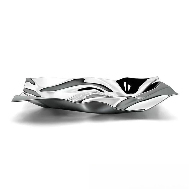 Stainless steel decorative plate Shaped plate Creative ornament plate Round portable tray Snack fruit
Stainless steel decorative plate Shaped plate Creative ornament plate Round portable tray Snack fruit