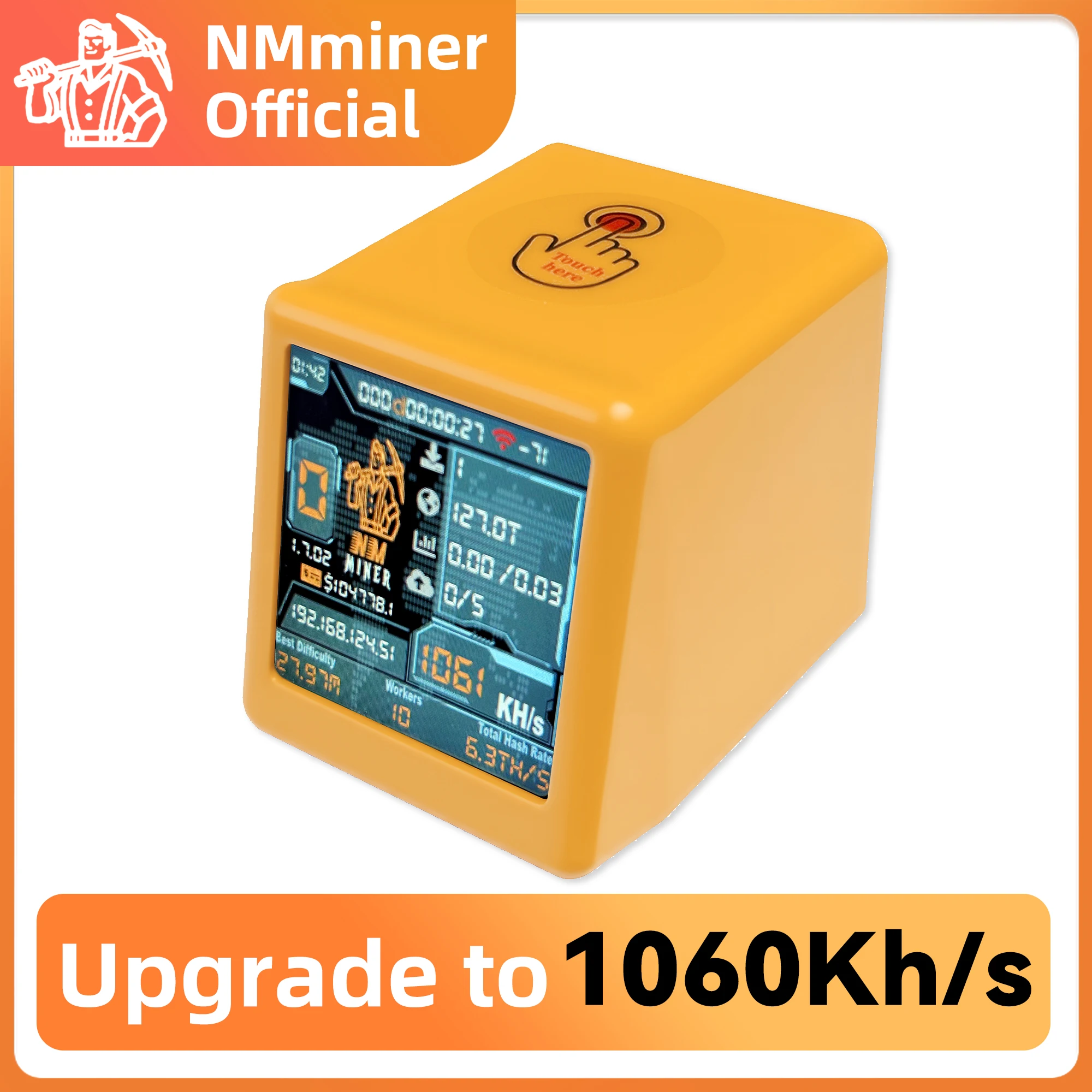 Nerdminer V2 NM Smart TV ESP32 BTC SOLO Lottery Miner Lower Power Consumption Hashrate Reach 1060 KH/s Silent Desktop Clock Gift
Nerdminer V2 NM Smart TV ESP32 BTC SOLO Lottery Miner Lower Power Consumption Hashrate Reach 1060 KH/s Silent Desktop Clock Gift