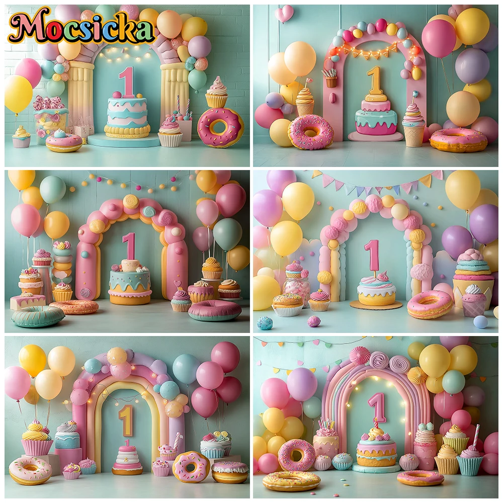 Mocsicka Happy 1st Birthday Backgrounds For Photographs Kid Baby Shower Cake Crush Backdrop Party Supplies Studio Shooting Props
Mocsicka Happy 1st Birthday Backgrounds For Photographs Kid Baby Shower Cake Crush Backdrop Party Supplies Studio Shooting Props
