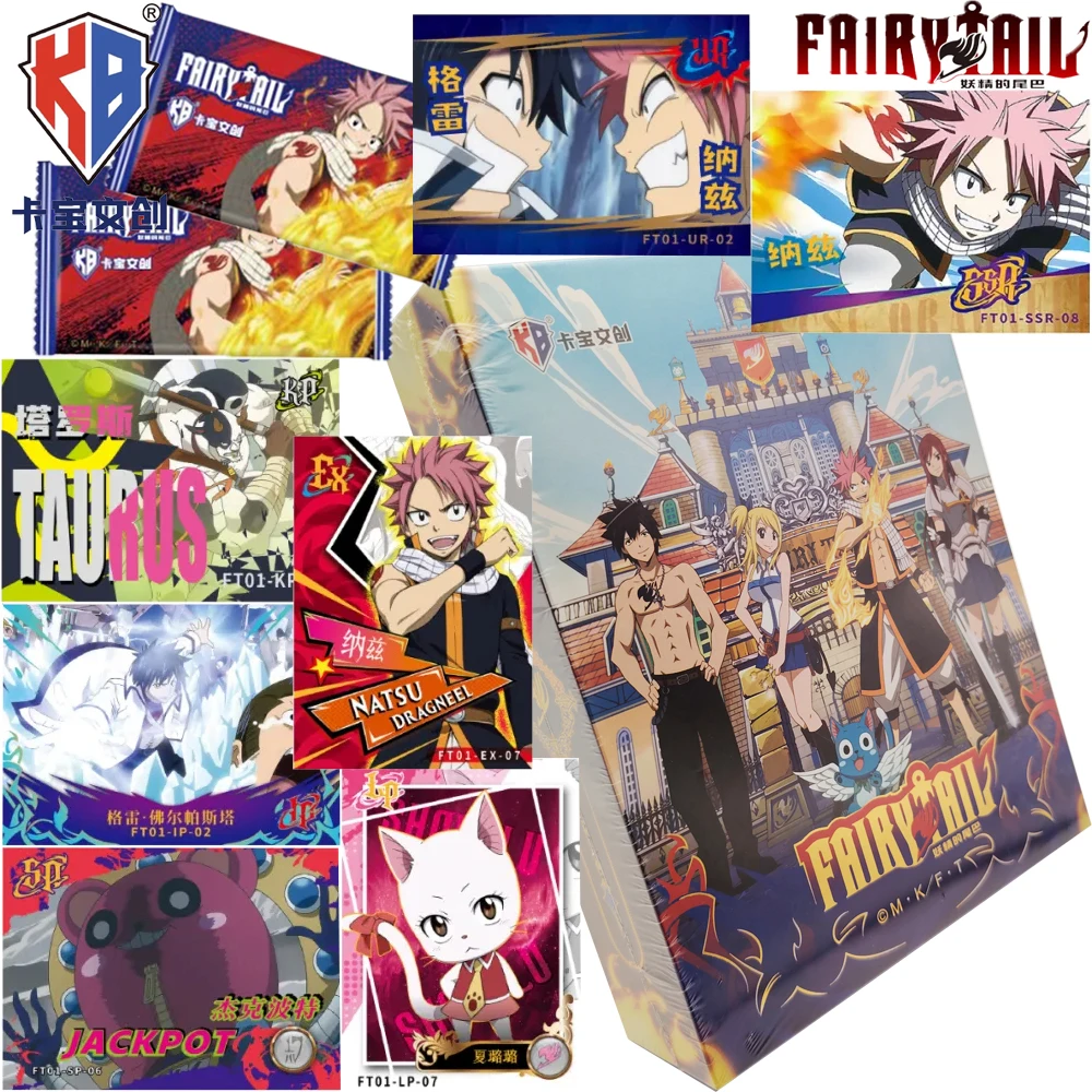 New Official Kabao Classic Popular Anime FAIRY TAIL Collection Card Cartoon Protagonist Cute Surprise Exquisite Cards Kids Gifts
New Official Kabao Classic Popular Anime FAIRY TAIL Collection Card Cartoon Protagonist Cute Surprise Exquisite Cards Kids Gifts