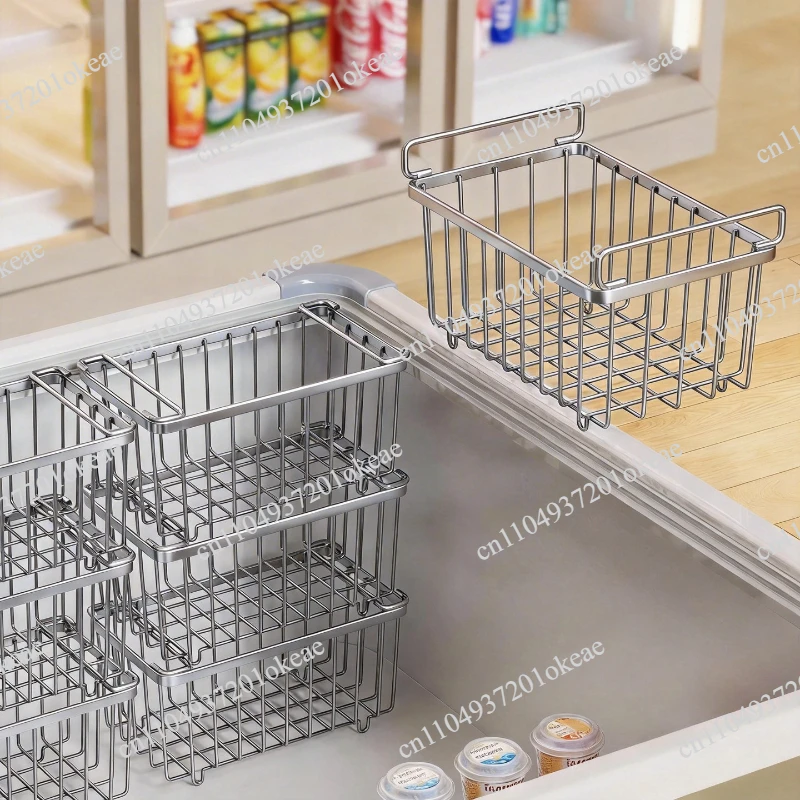 Refrigerator internal shelf layered freezer storage rack separated finishing rack
Refrigerator internal shelf layered freezer storage rack separated finishing rack