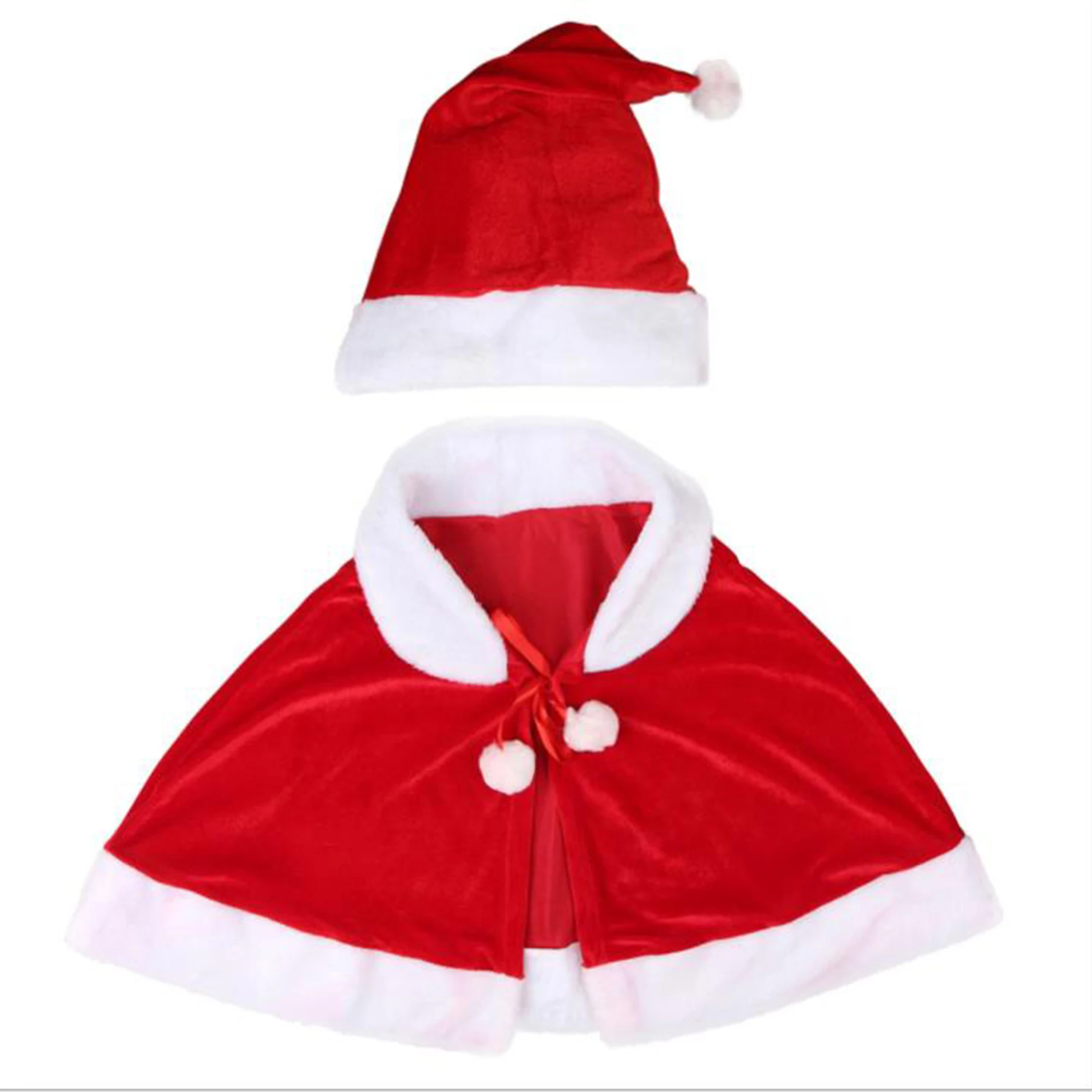 Enfant Christmas Mrs Santa Hat Red Velvet Shawl Santas Claus Cloak Cape For Enfants
Enfant Christmas Mrs Santa Hat Red Velvet Shawl Santas Claus Cloak Cape For Enfants