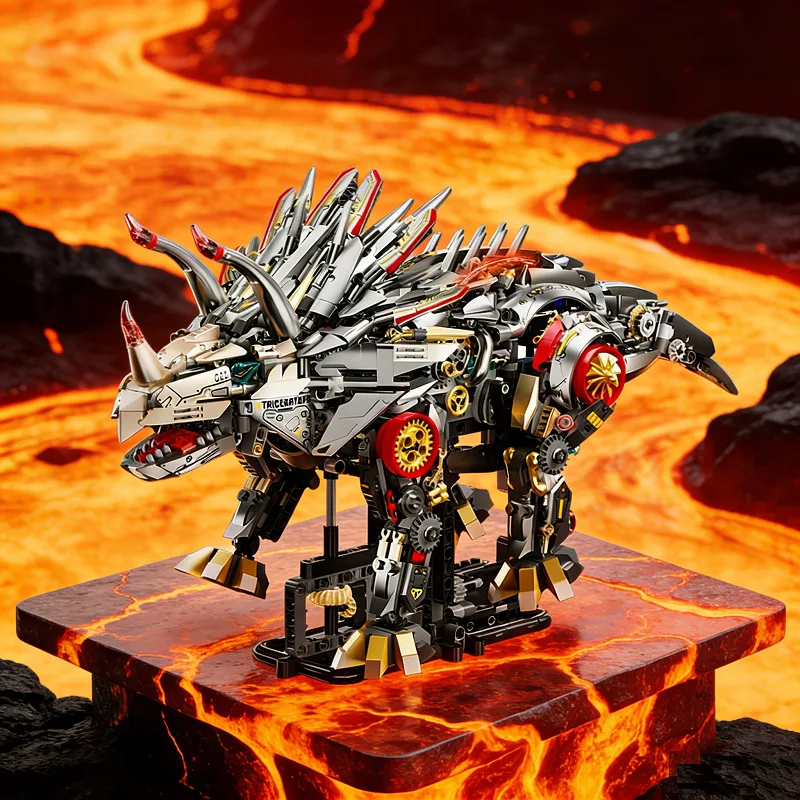 1688PCS Mechanical Triceratops Building Blocks, Cyberpunk Dinosaur Model, STEM Toy Gift for Kids Adults Dinosaur Fans
1688PCS Mechanical Triceratops Building Blocks, Cyberpunk Dinosaur Model, STEM Toy Gift for Kids Adults Dinosaur Fans