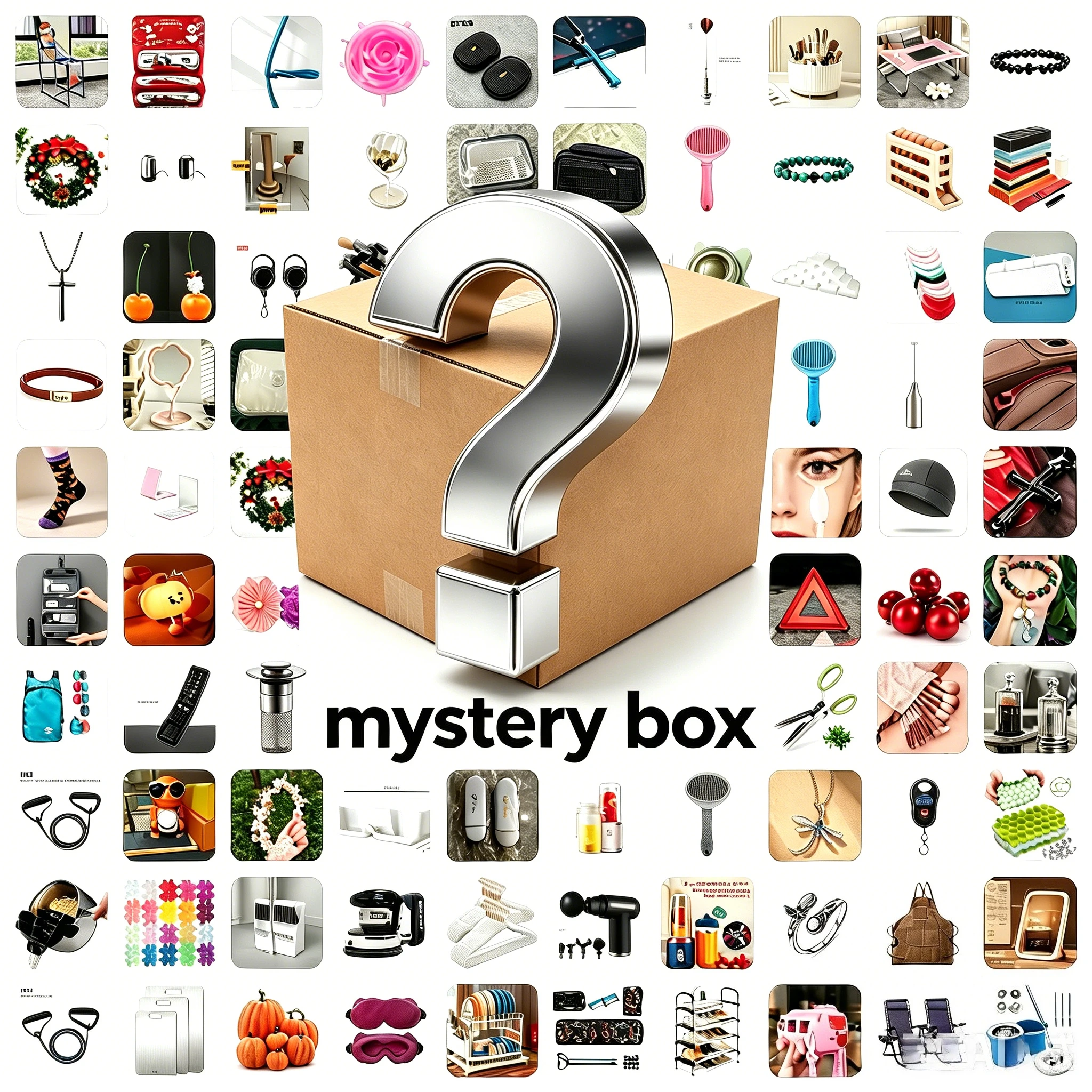 4-12pcsRandom Mystery Box: Assorted Useful Goods & Surprises, Unpredictable Unboxing Fun, Unique Gift Idea for Any Occasion
4-12pcsRandom Mystery Box: Assorted Useful Goods & Surprises, Unpredictable Unboxing Fun, Unique Gift Idea for Any Occasion
